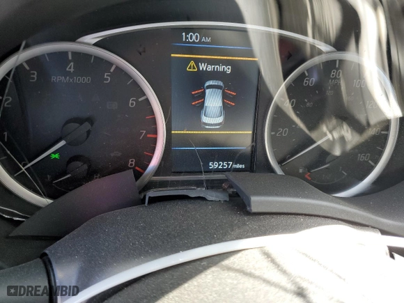 2019 Nissan Sentra S with VIN 3N1AB7AP7KY252875, listed as a Copart auction lot 49173825 with 59,257 mi miles and Salvage Title. Bid and sale history available at carsss.com. Image 9.
