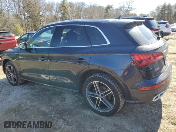 2019 Audi SQ5 Premium Plus z VIN WA1B4AFY8K2112322, wystawiony jako Copart lot #47419445 z przebiegiem 97 717 mil mil oraz Szkody całkowita. Historia ofert i sprzedaży dostępna na DreamBid. Obrazek 2.