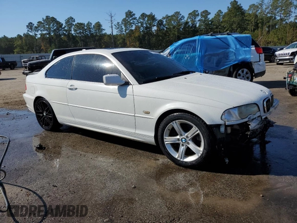 2003 BMW 3 Series 330Ci with VIN WBABN53433PH03075, listed as a Copart auction lot 77252924 with 191,265 mi miles and Salvage title. Bid and sale history available at DreamBid. Image 4.