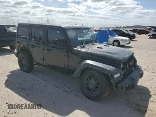 2024 Jeep Wrangler Sport with VIN 1C4PJXKN7RW237317, listed as a Copart auction lot 48219945 with 29,092 mi miles and Salvage title. Bid and sale history available at DreamBid. Image 4.