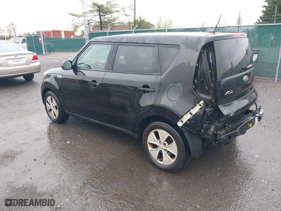 2015 Kia Soul with VIN KNDJN2A20F7810164, listed as a IAAI auction lot 41972815 with 97,095 mi miles. Bid and sale history available at carsss.com. Image 3.