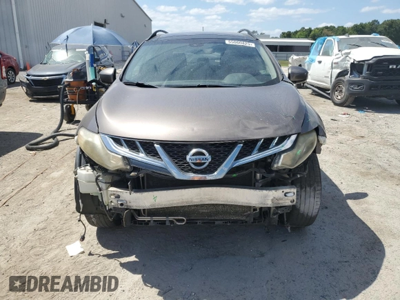 2011 Nissan Murano S with VIN JN8AZ1MW2BW181931, listed as a Copart auction lot 55060425 with 177,811 mi miles and Salvage Title. Bid and sale history available at DreamBid. Image 5.