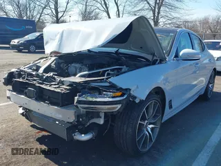 2022 Genesis G70 2.0T with VIN KMTG34TA7NU098169, listed as a IAAI auction lot 41669449 with 39,180 mi miles and . Bid and sale history available at DreamBid. Image 2.