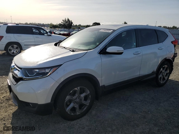 2018 Honda CR-V EX-L with VIN 2HKRW1H80JH516384, listed as a Copart auction lot 51940555 with 57,095 mi miles and Salvage Title. Bid and sale history available at carsss.com. Image 1.