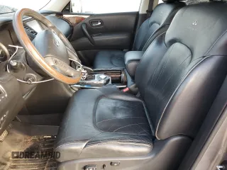 2014 Infiniti QX80 with VIN JN8AZ2NFXE9552731, listed as a Copart auction lot 53567965 with 0 mi miles and Salvage Title. Bid and sale history available at carsss.com. Image 7.