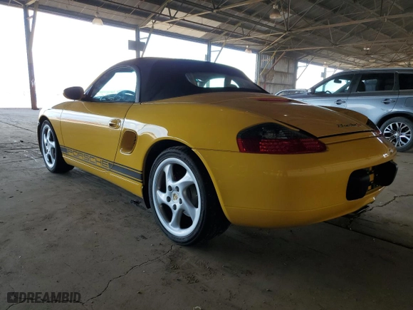2001 Porsche Boxster S with VIN WP0CB29861U664518, listed as a Copart auction lot 54729415 with 131,300 mi miles and Clean Title. Bid and sale history available at carsss.com. Image 2.