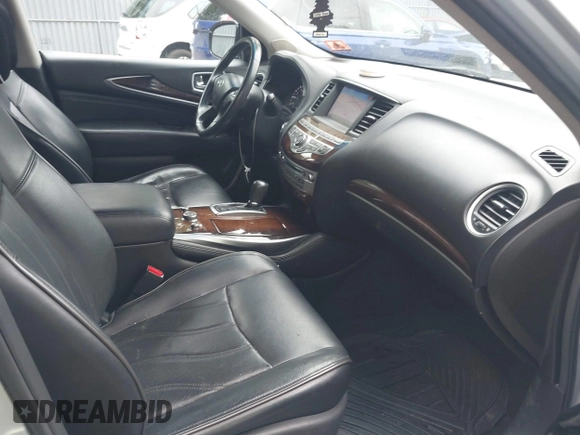 2014 Infiniti QX60 with VIN 5N1AL0MMXEC500998, listed as a IAAI auction lot 42596904 with 105,153 mi miles and . Bid and sale history available at DreamBid. Image 5.