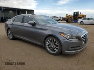 2015 Hyundai Genesis 3.8L with VIN KMHGN4JE6FU077972, listed as a Copart auction lot 60569254 with 0 mi miles and Clean Title. Bid and sale history available at carsss.com. Image 4.