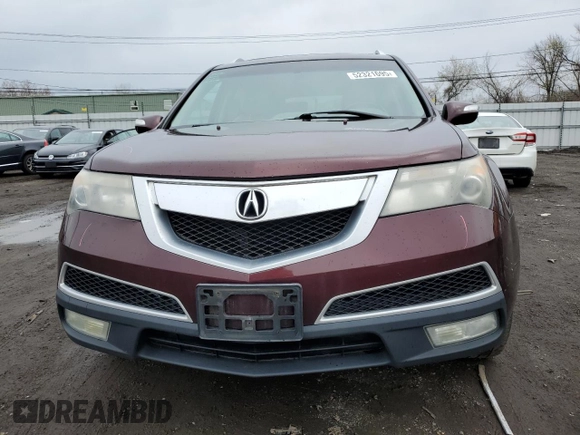 2010 Acura MDX Technology Pkg with VIN 2HNYD2H65AH515465, listed as a Copart auction lot 52321695 with 246,477 mi miles and Salvage Title. Bid and sale history available at carsss.com. Image 5.