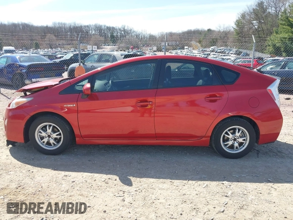 2011 Toyota Prius I with VIN JTDKN3DU0B0277923, listed as a IAAI auction lot 42053281 with 74,380 mi miles and . Bid and sale history available at DreamBid. Image 14.
