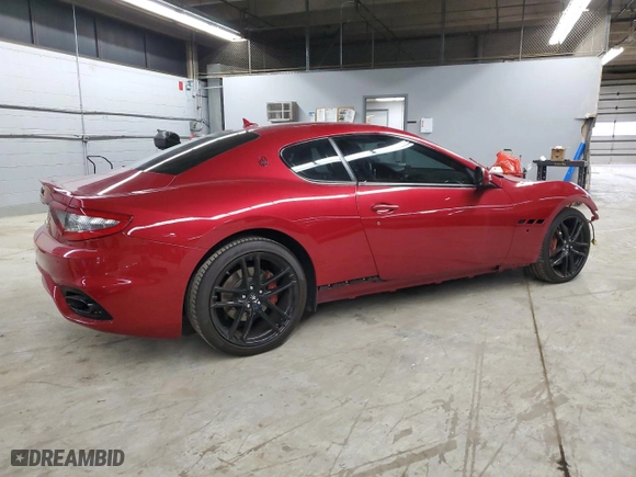 2018 Maserati GranTurismo Sport with VIN ZAM45VLA5J0254000, listed as a Copart auction lot 46976645 with 20,180 mi miles and Salvage Title. Bid and sale history available at carsss.com. Image 3.