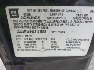 2003 Chevrolet Silverado 1500 LS с VIN 2GCEK19T431121528, выставлен на аукционе IAAI как лот 42223072 с пробегом 332 549 миль миль и . История ставок и продаж доступна на DreamBid. Изображение 9.