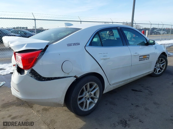 2015 Chevrolet Malibu LT with VIN 1G11C5SL6FF118925, listed as a IAAI auction lot 41769255 with 236,705 mi miles. Bid and sale history available at carsss.com. Image 4.