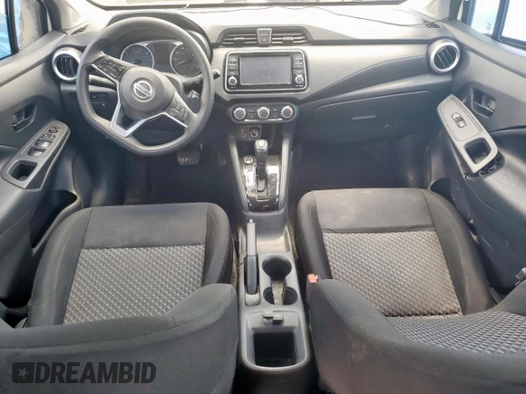 2021 Nissan Versa S with VIN 3N1CN8DVXML895737, listed as a Copart auction lot 60510795 with 47,272 mi miles and Salvage title. Bid and sale history available at DreamBid. Image 8.