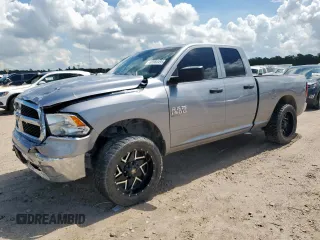 2021 Ram 1500 Tradesman with VIN 1C6RR7FG5MS584780, listed as a Copart auction lot 62860495 with 74,396 mi miles and Salvage title. Bid and sale history available at DreamBid. Image 1.