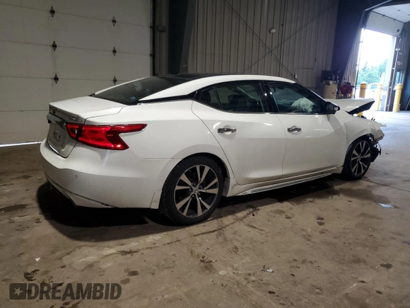 2016 Nissan Maxima SL with VIN 1N4AA6AP1GC448178, listed as a Copart auction lot 61583035 with 131,492 mi miles and Salvage title. Bid and sale history available at DreamBid. Image 3.