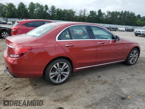 2018 Mercedes-Benz C 300 with VIN 55SWF4KB2JU270301, listed as a Copart auction lot 63283665 with 71,321 mi miles and Salvage title. Bid and sale history available at DreamBid. Image 3.