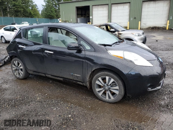 2017 Nissan LEAF SL with VIN 1N4BZ0CP1HC302548, listed as a Copart auction lot 78497793 with 23,375 mi miles and . Bid and sale history available at DreamBid. Image 4.