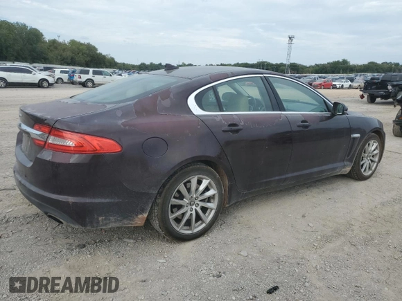 2013 Jaguar XF I4 RWD with VIN SAJWA0ES9DPU02213, listed as a Copart auction lot 69713934 with 104,088 mi miles and Salvage Title. Bid and sale history available at carsss.com. Image 3.