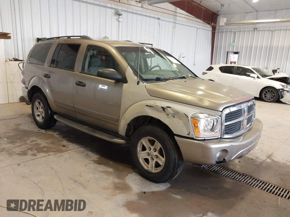 2005 Dodge Durango SLT with VIN 1D4HB48N45F606607, listed as a IAAI auction lot 42152830 with 181,185 mi miles and . Bid and sale history available at DreamBid. Image 1.