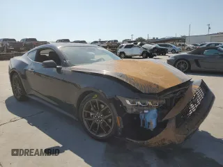 2024 Ford Mustang EcoBoost with VIN 1FA6P8TH6R5130831, listed as a Copart auction lot 75102194 with 884 mi miles and Salvage Title. Bid and sale history available at DreamBid. Image 4.