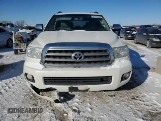 2016 Toyota Sequoia Platinum with VIN 5TDDW5G17GS147483, listed as a Copart auction lot 46174615 with 201,284 mi miles and Salvage Title. Bid and sale history available at carsss.com. Image 5.