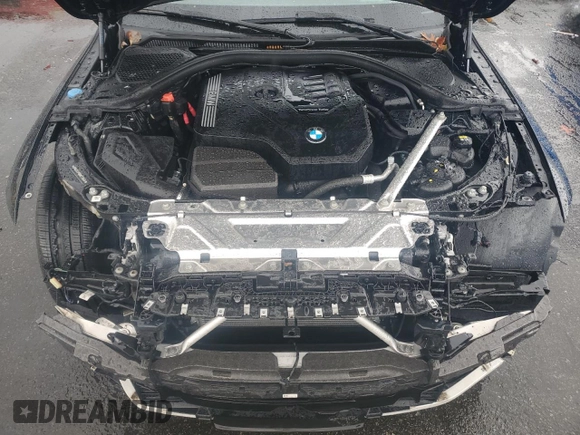 2021 BMW 4 Series 430i xDrive with VIN WBA73AP08MCF78448, listed as a Copart auction lot 81603814 with 43,764 mi miles and Salvage Title. Bid and sale history available at carsss.com. Image 11.