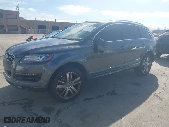 2015 Audi Q7 Premium Plus with VIN WA1LGAFE2FD002426, listed as a IAAI auction lot 42004603 with 84,793 mi miles and . Bid and sale history available at DreamBid. Image 2.