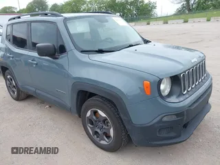 2017 Jeep Renegade Sport z VIN ZACCJAAB9HPF86929, wystawiony jako IAAI lot #42433375 z przebiegiem 218 378 mil mil oraz . Historia ofert i sprzedaży dostępna na DreamBid. Obrazek 1.