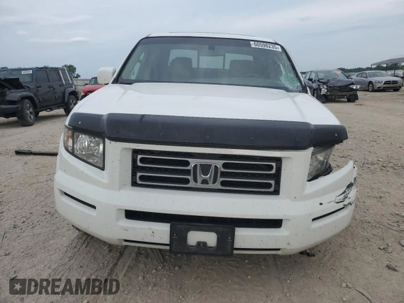 2008 Honda Ridgeline RTL with VIN 2HJYK16548H521019, listed as a Copart auction lot 60598235 with 248,372 mi miles and Salvage title. Bid and sale history available at DreamBid. Image 5.