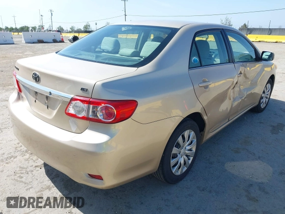 2013 Toyota Corolla L with VIN 5YFBU4EE2DP209907, listed as a IAAI auction lot 42054879 with 150,977 mi miles and . Bid and sale history available at DreamBid. Image 4.