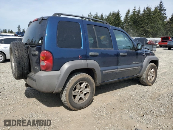 2003 Jeep Liberty Sport with VIN 1J4GL48K83W692264, listed as a Copart auction lot 54525105 with 176,056 mi miles and Salvage Title. Bid and sale history available at carsss.com. Image 3.