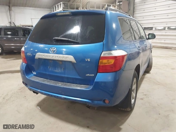 2009 Toyota Highlander with VIN JTEES41A592138256, listed as a IAAI auction lot 41827378 with 281,142 mi miles. Bid and sale history available at carsss.com. Image 4.