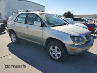 1999 Lexus RX 300 Luxury SUV with VIN JT6HF10U9X0051492, listed as a Copart auction lot 76343284 with 124,154 mi miles and Clean Title. Bid and sale history available at carsss.com. Image 4.