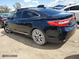 2013 Hyundai Azera with VIN KMHFG4JG1DA220395, listed as a Copart auction lot 73774624 with 0 mi miles and Salvage Title. Bid and sale history available at carsss.com. Image 2.