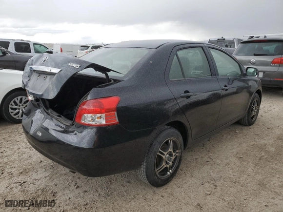 2007 Toyota Yaris with VIN JTDBT923974001629, listed as a Copart auction lot 48488285 with 177,763 mi miles and Salvage Title. Bid and sale history available at carsss.com. Image 3.
