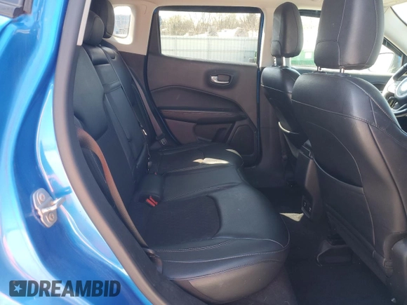 2017 Jeep Compass Latitude with VIN 3C4NJDBB6HT688786, listed as a Copart auction lot 52311265 with 89,282 mi miles and Salvage Title. Bid and sale history available at carsss.com. Image 12.