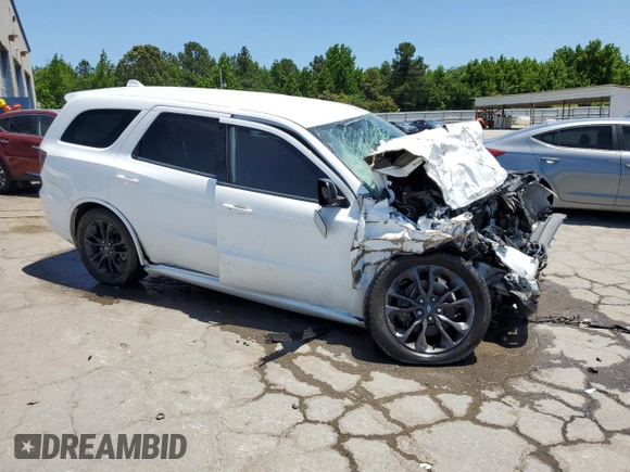 2021 Dodge Durango SXT Plus with VIN 1C4RDHAG0MC862564, listed as a Copart auction lot 57786815 with Not provided miles and Non repairable. Bid and sale history available at DreamBid. Image 4.