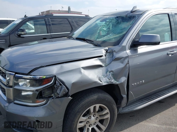 2018 Chevrolet Tahoe LS with VIN 1GNSCAEC2JR306131, listed as a IAAI auction lot 42338873 with 107,652 mi miles and . Bid and sale history available at DreamBid. Image 6.