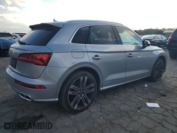 2018 Audi SQ5 with VIN WA1C4BFY9J2110569, listed as a Copart auction lot 79781664 with 71,841 mi miles and Salvage Title. Bid and sale history available at DreamBid. Image 3.