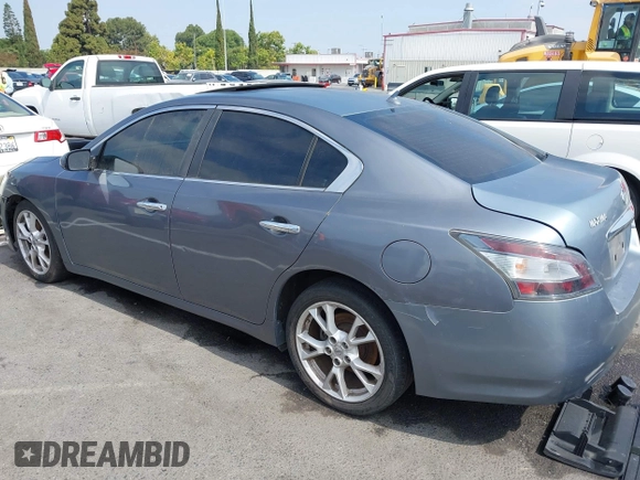 2012 Nissan Maxima S with VIN 1N4AA5AP7CC809224, listed as a IAAI auction lot 42602623 with 125,822 mi miles and . Bid and sale history available at DreamBid. Image 3.