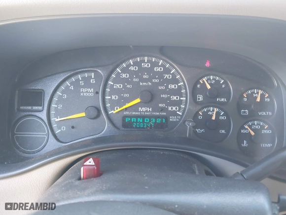 2001 Chevrolet Silverado 1500 LT with VIN 1GCEC19T01Z152616, listed as a IAAI auction lot 41454877 with 208,347 mi miles. Bid and sale history available at carsss.com. Image 7.