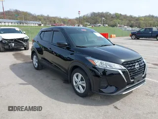 2024 Nissan Kicks S with VIN 3N1CP5BV4RL487138, listed as a IAAI auction lot 41910436 with 12,246 mi miles. Bid and sale history available at carsss.com. Image 1.