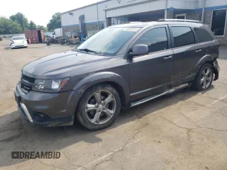 2016 Dodge Journey Crossroad Plus with VIN 3C4PDDGG8GT163621, listed as a Copart auction lot 58694615 with 107,473 mi miles and Salvage title. Bid and sale history available at DreamBid. Image 1.