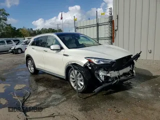2021 Infiniti QX50 Essential with VIN 3PCAJ5CBXMF105793, listed as a Copart auction lot 79343664 with 47,913 mi miles and Salvage title. Bid and sale history available at DreamBid. Image 14.