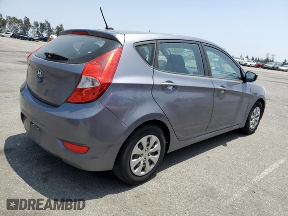 2016 Hyundai Accent SE with VIN KMHCT5AE5GU278712, listed as a Copart auction lot 54613965 with 168,917 mi miles and Clean Title. Bid and sale history available at carsss.com. Image 3.