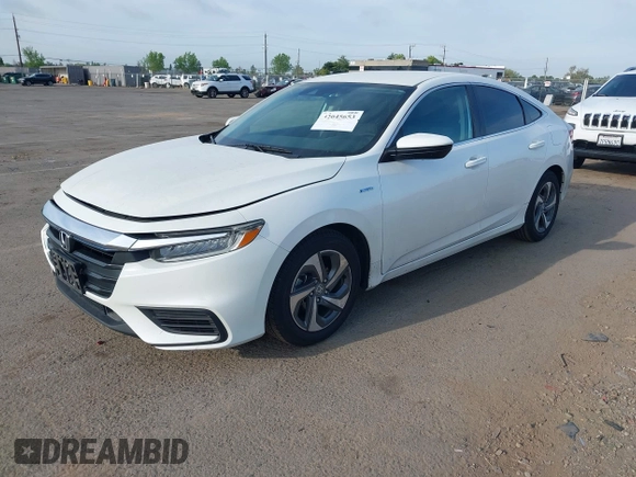 2019 Honda Insight EX with VIN 19XZE4F52KE029254, listed as a IAAI auction lot 42045653 with 75,420 mi miles and . Bid and sale history available at carsss.com. Image 2.