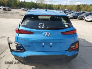 2021 Hyundai Kona SE with VIN KM8K1CAA1MU638153, listed as a Copart auction lot 51253075 with 79,346 mi miles and Salvage Title. Bid and sale history available at carsss.com. Image 6.