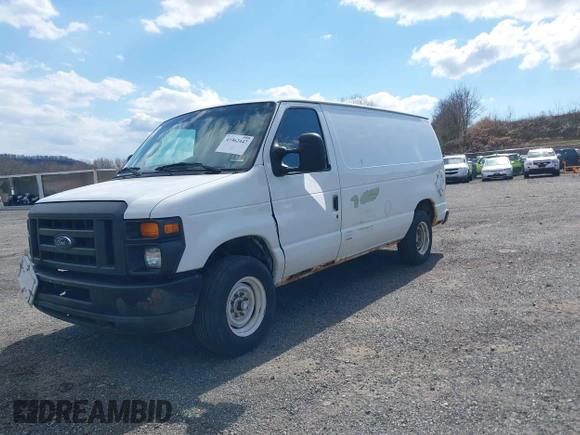 2010 Ford Econoline Cargo Commercial with VIN 1FTNE1EW4ADA91780, listed as a IAAI auction lot 41962447 with 206,874 mi miles and . Bid and sale history available at carsss.com. Image 2.