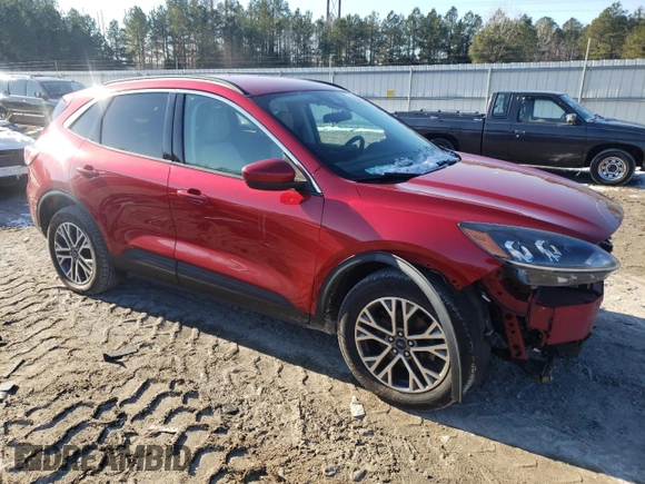 2021 Ford Escape SEL with VIN 1FMCU9H6XMUA60859, listed as a Copart auction lot 87805975 with 84,706 mi miles and Salvage Title. Bid and sale history available at carsss.com. Image 4.